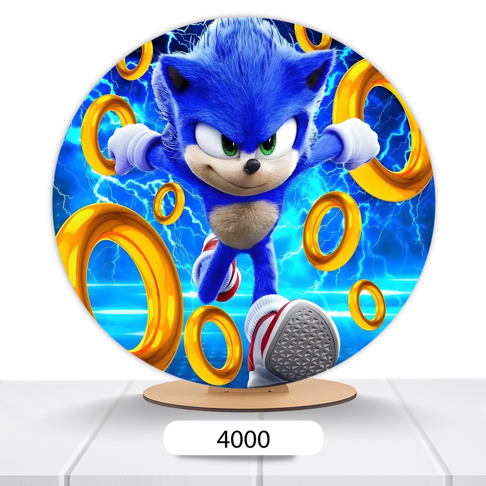 Painel Redondo Sonic 50x50cm - Imagem 18