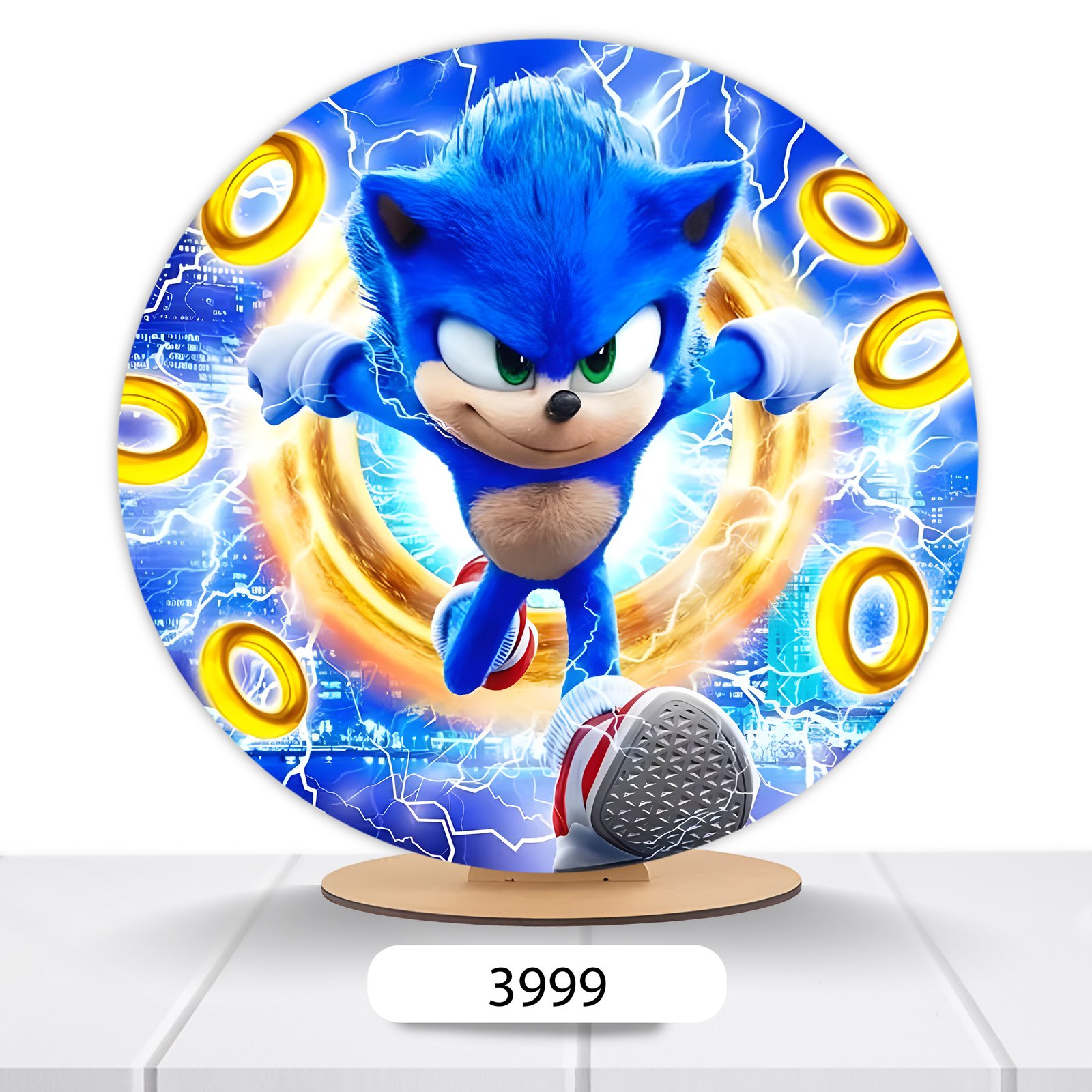 Painel Redondo Sonic 50x50cm - Imagem 17