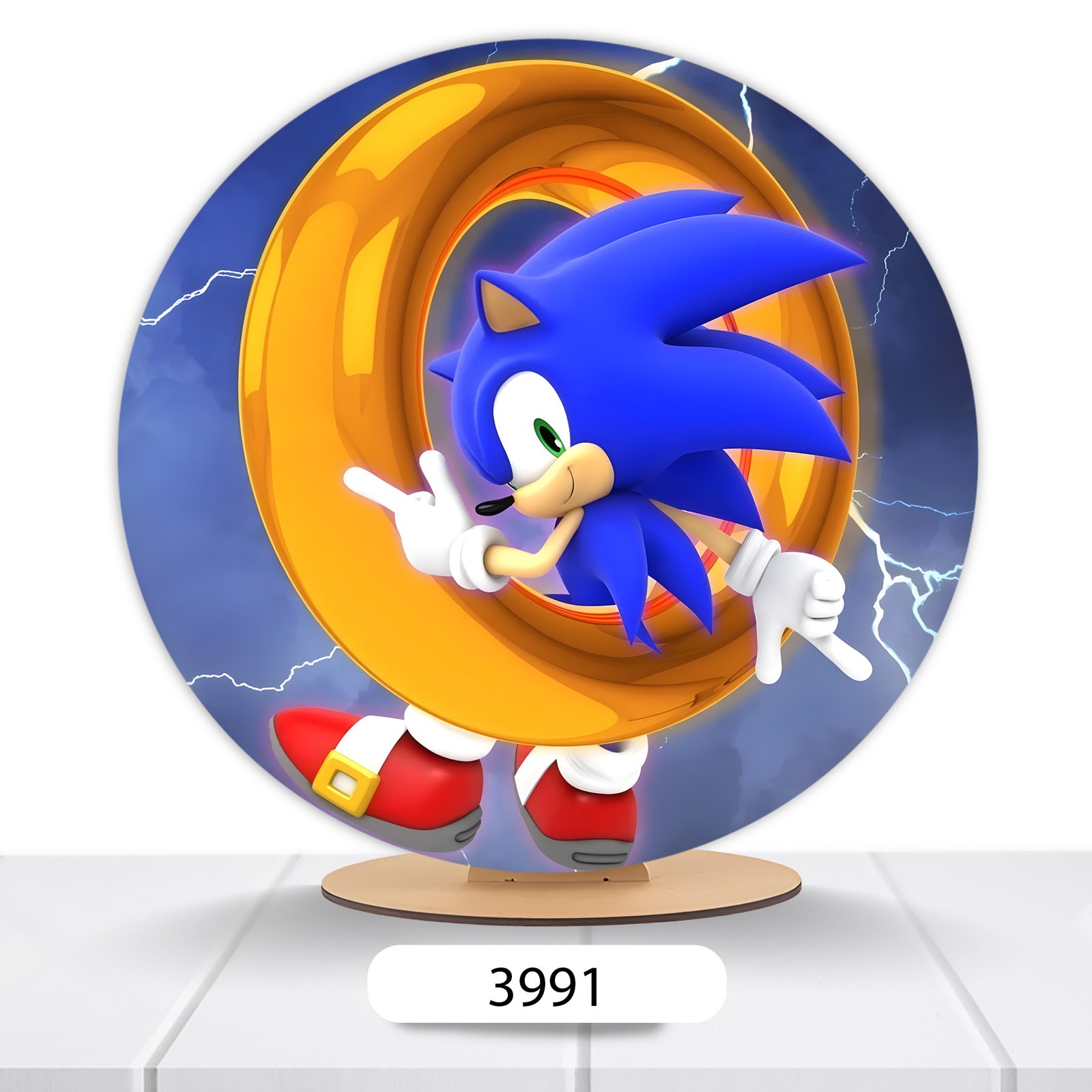 Painel Redondo Sonic 50x50cm - Imagem 9