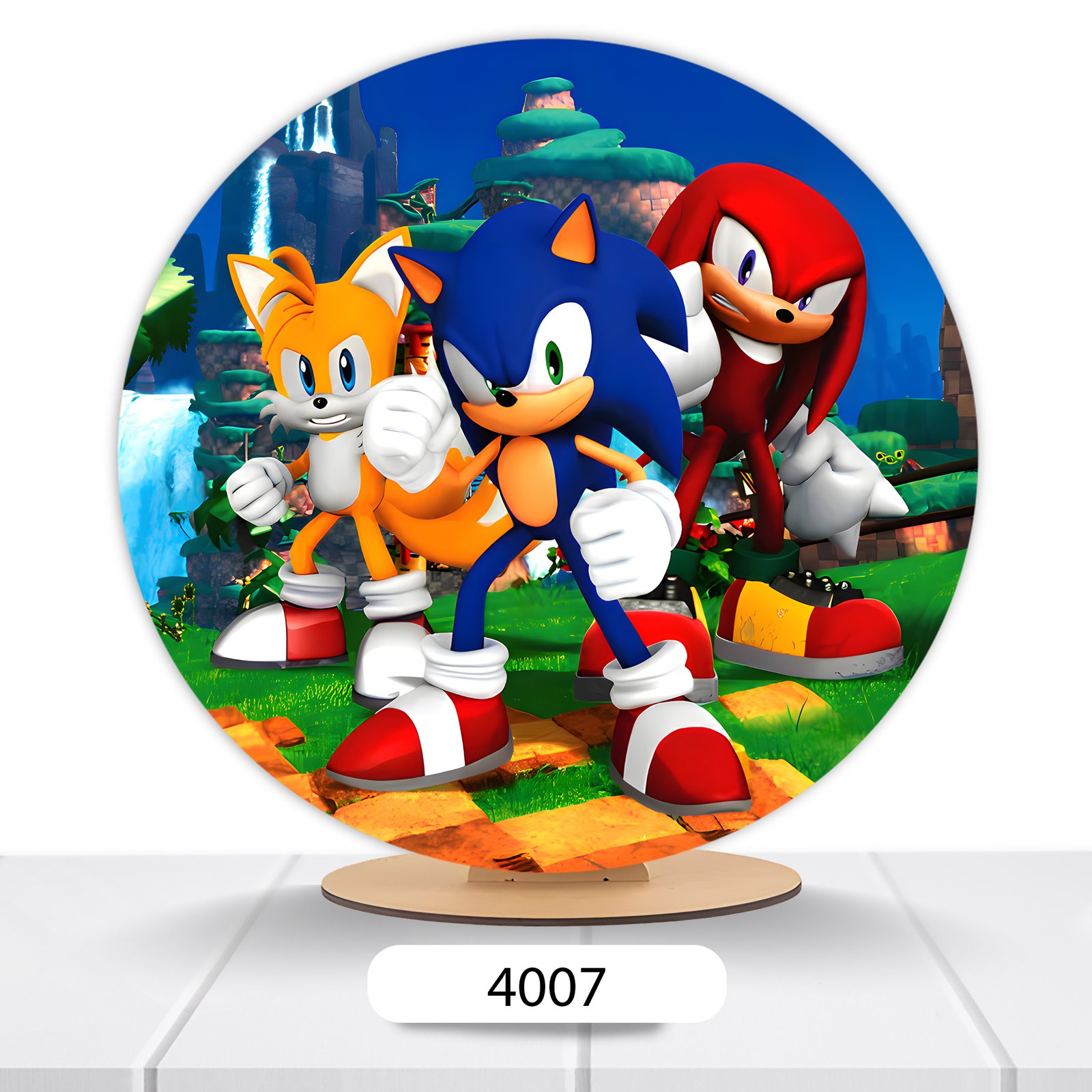 Painel Redondo Sonic 50x50cm - Imagem 6