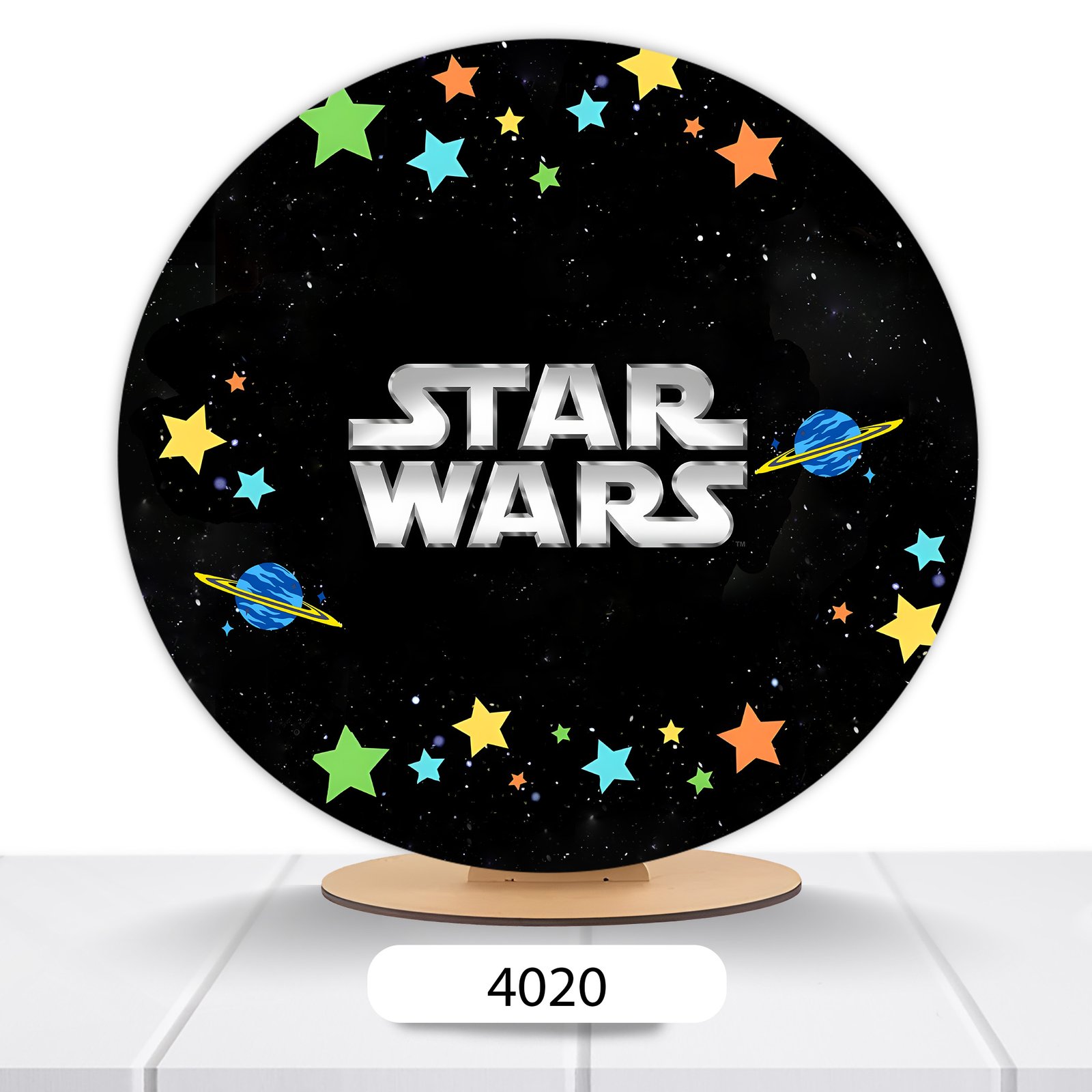 Painel Redondo Star Wars 50x50cm - Imagem 4