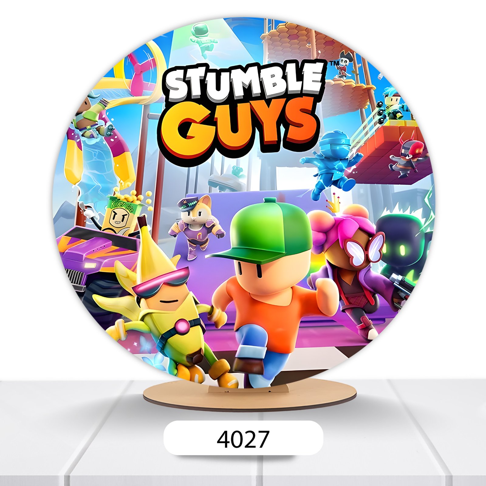 Painel Redondo Stumble Guys 50x50cm - Imagem 2
