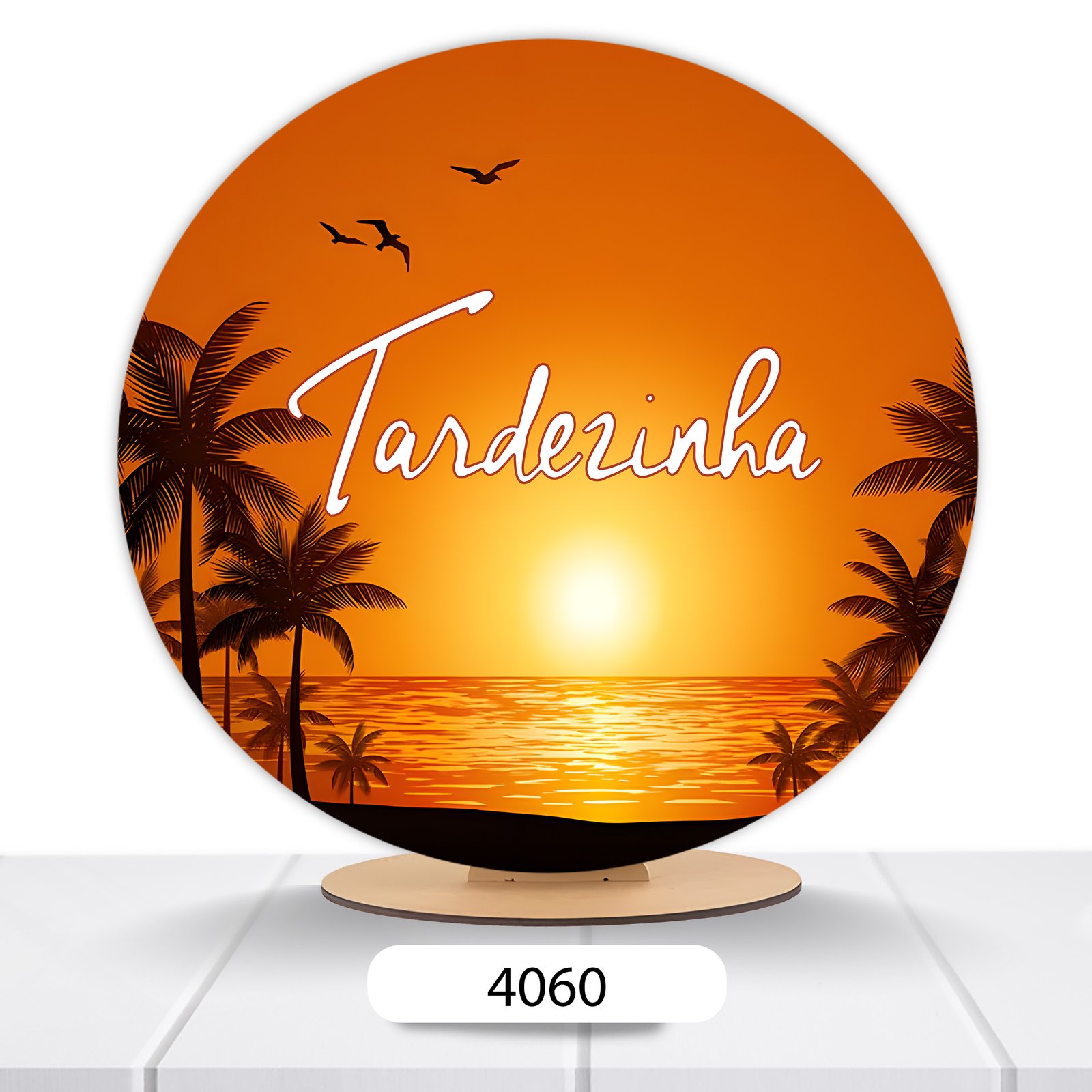 Painel Redondo Tardezinha 50x50cm - Imagem 19