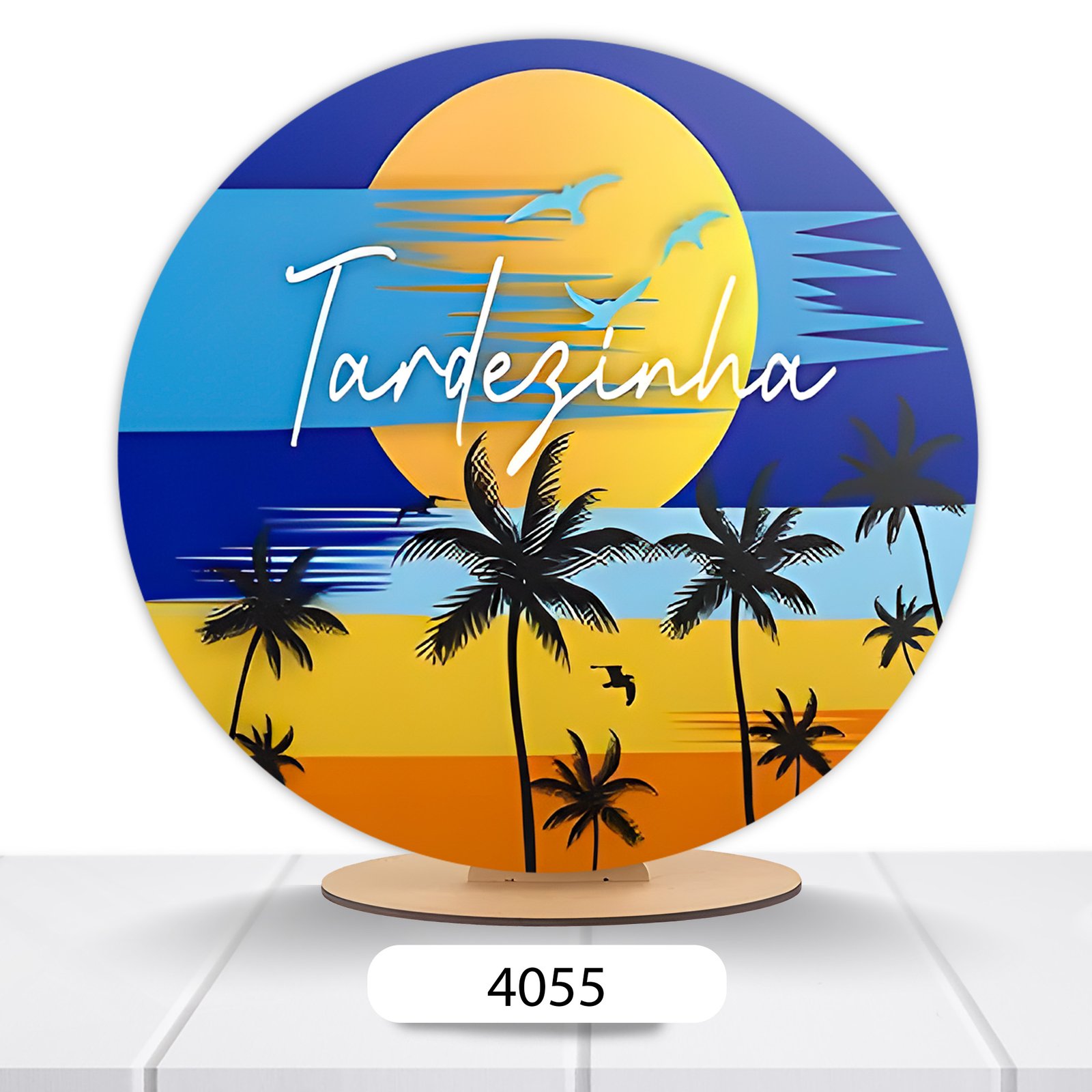 Painel Redondo Tardezinha 50x50cm - Imagem 14