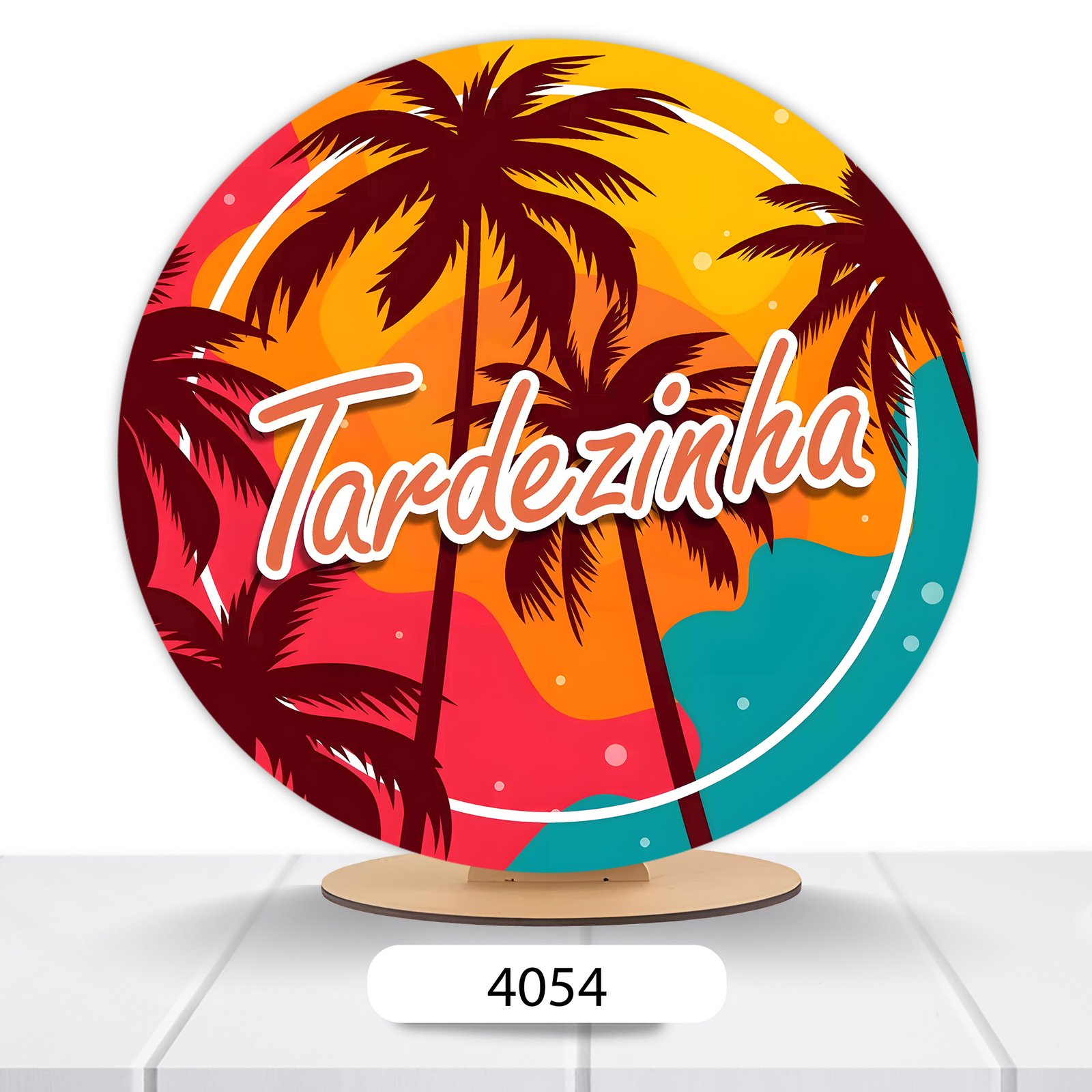 Painel Redondo Tardezinha 50x50cm - Imagem 13