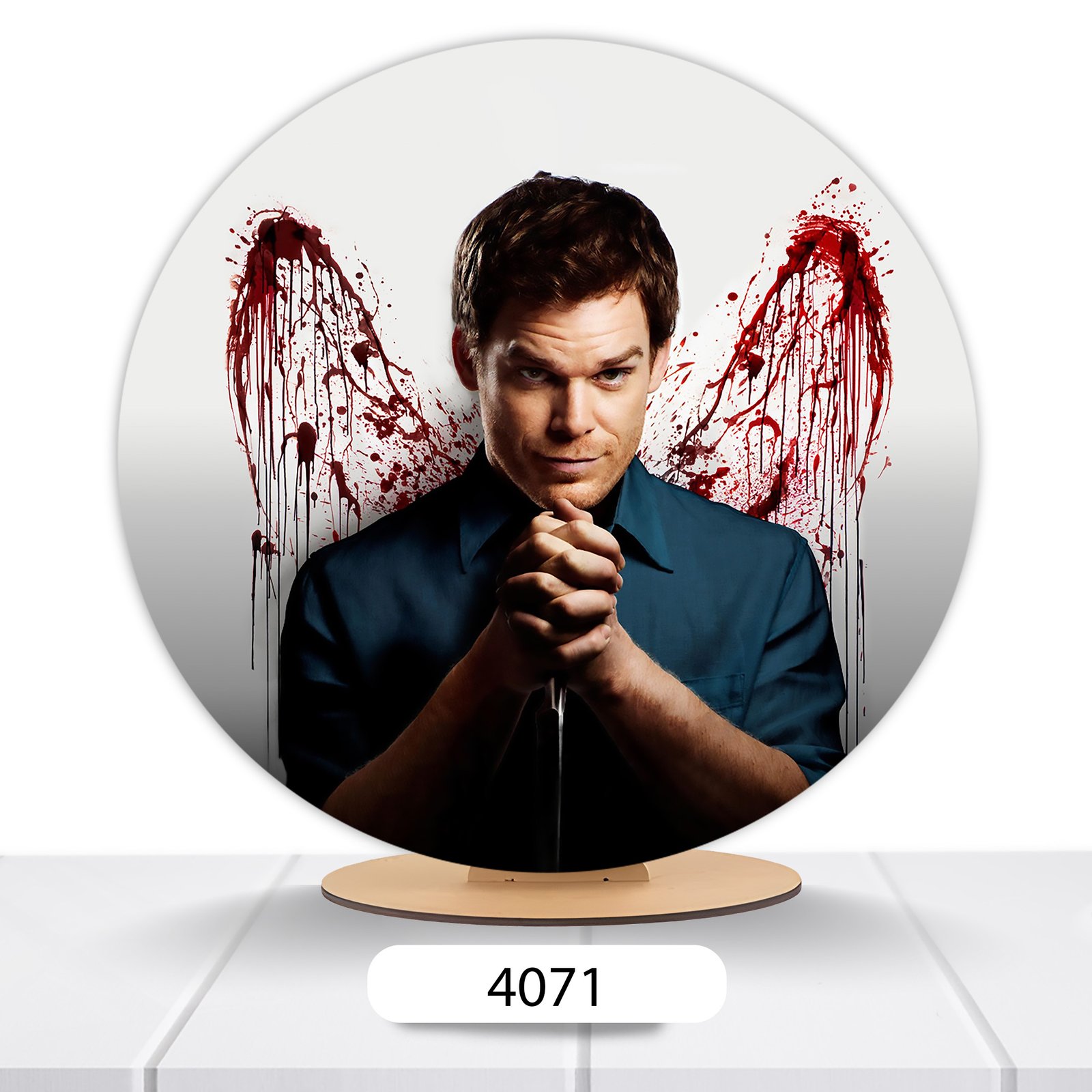 Painel Redondo Dexter 50x50cm