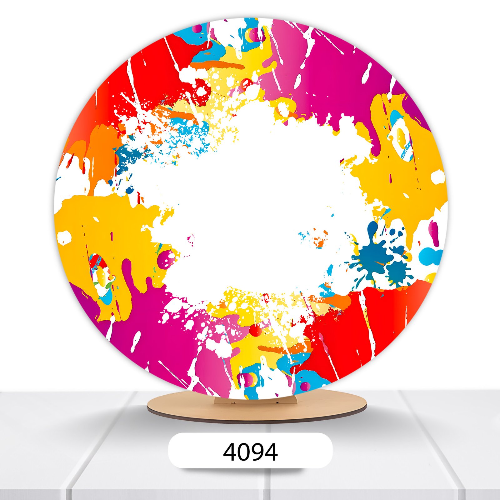 Painel Redondo Pintura 50x50cm - Imagem 8