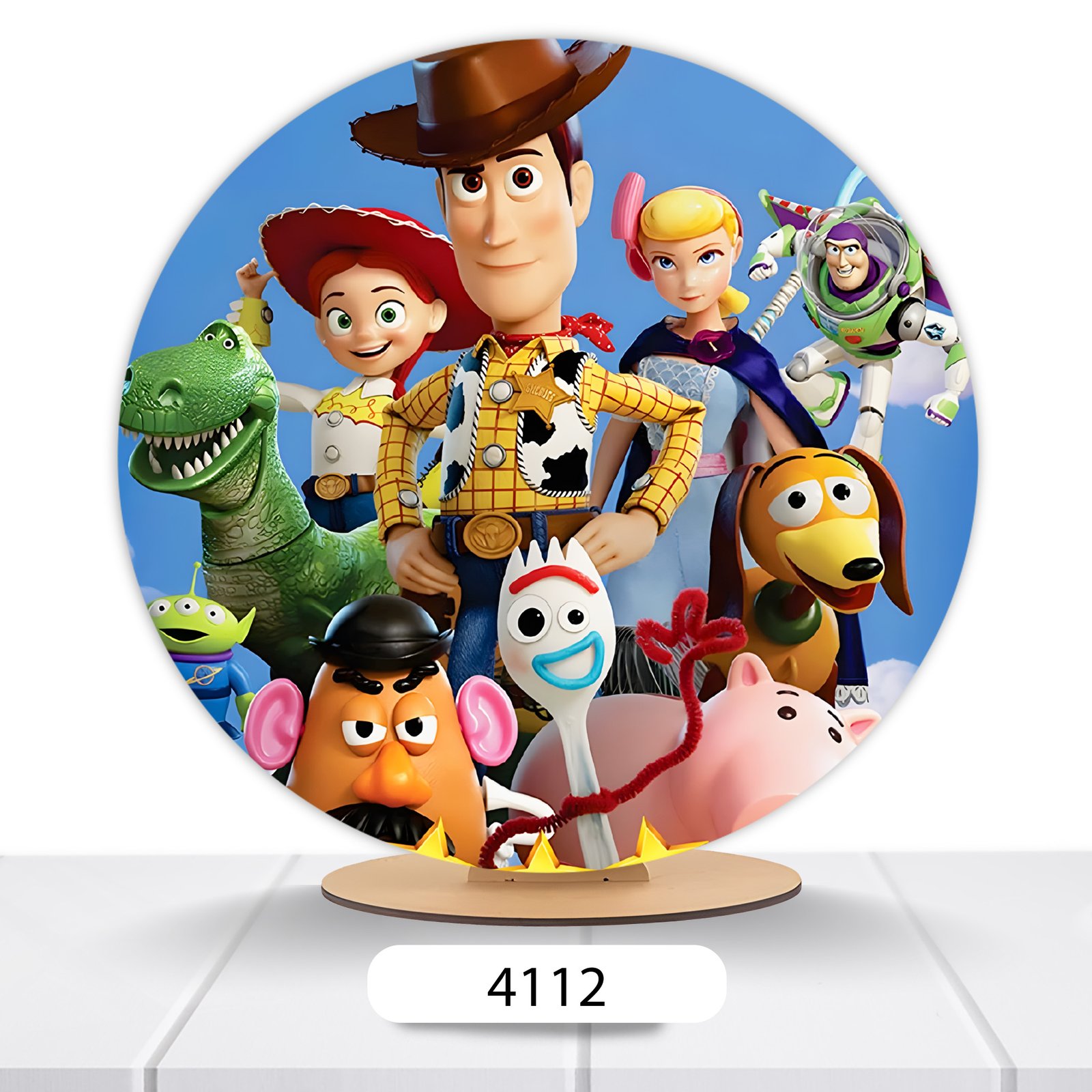 Painel Redondo Toy Story 50x50cm - Imagem 6