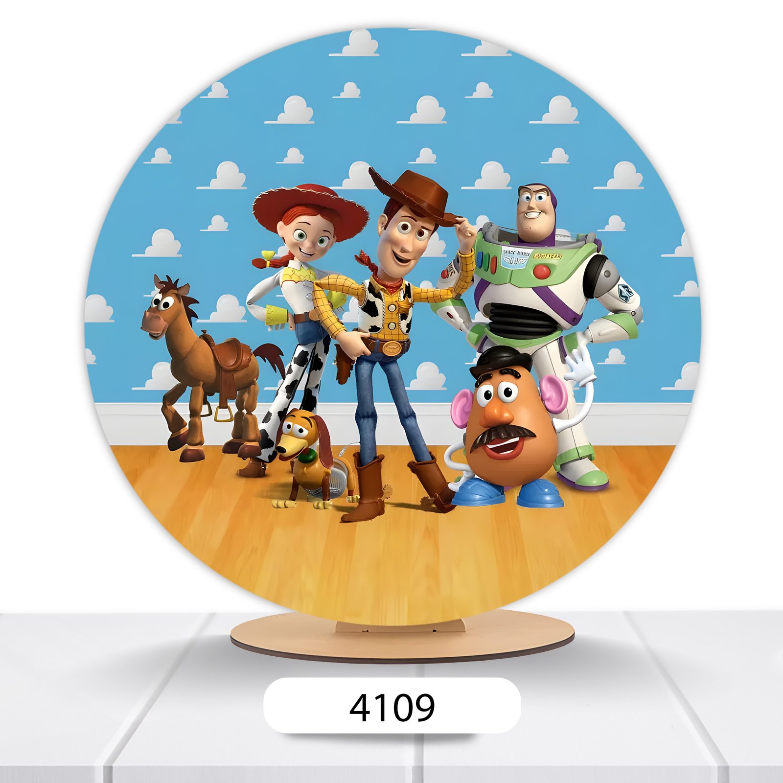 Painel Redondo Toy Story 50x50cm - Imagem 3