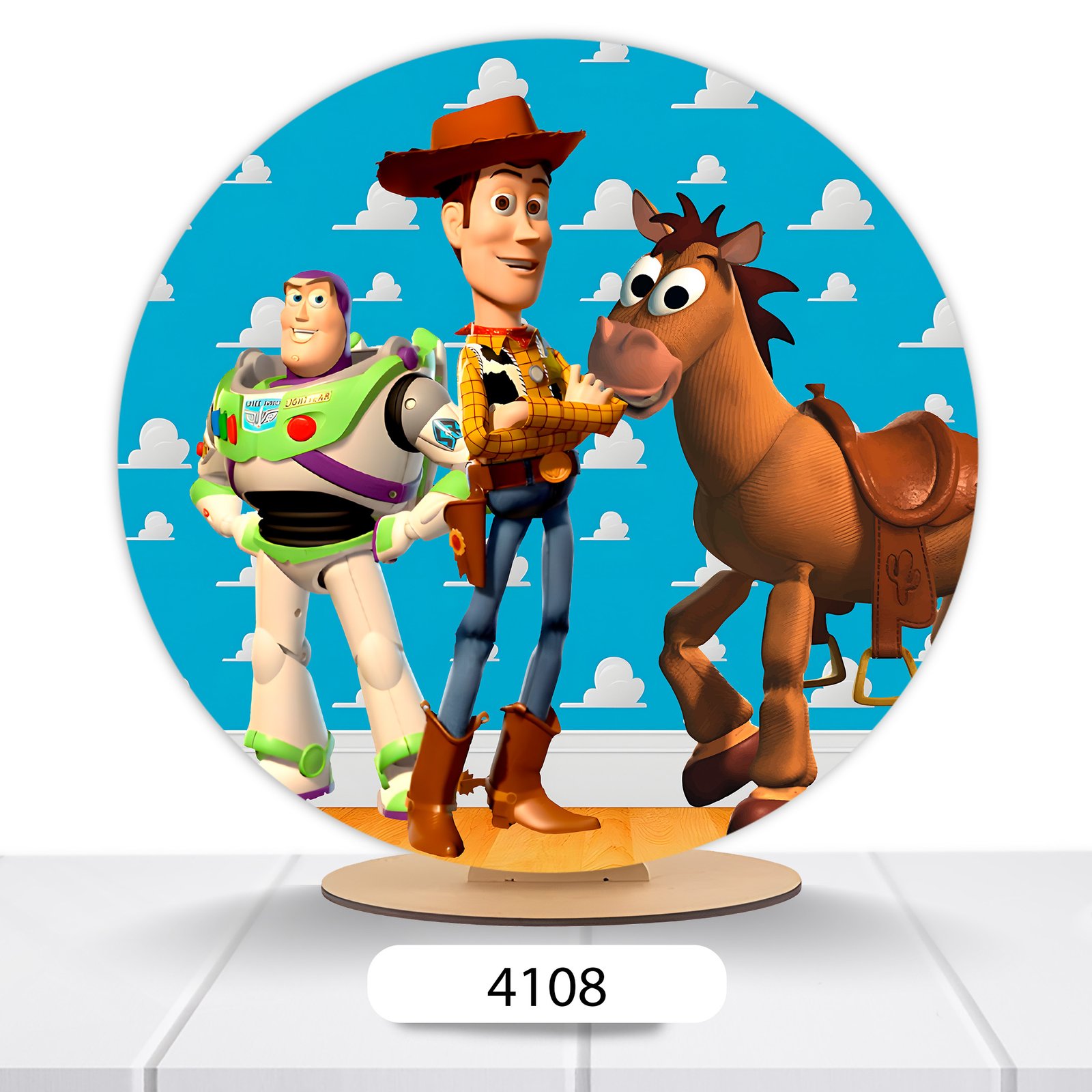 Painel Redondo Toy Story 50x50cm - Imagem 2