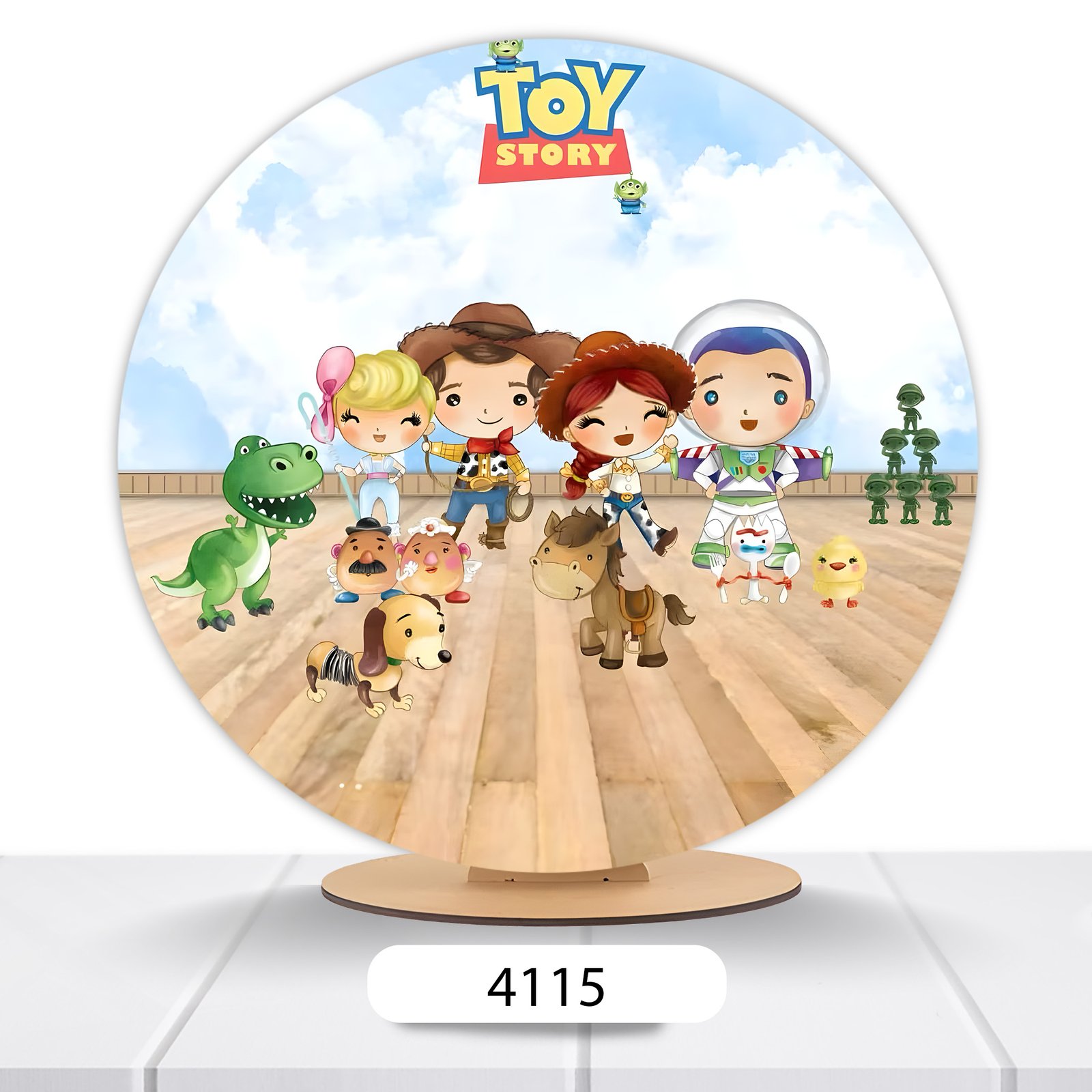 Painel Redondo Toy Story 50x50cm - Imagem 9