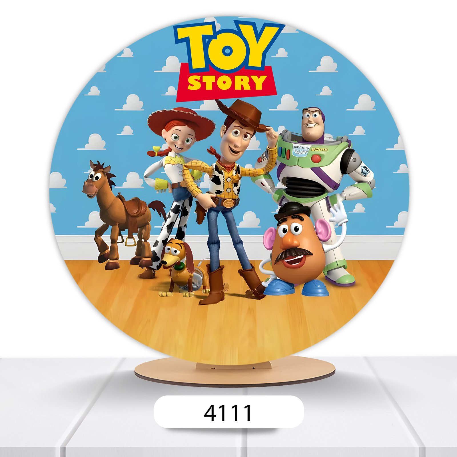 Painel Redondo Toy Story 50x50cm - Imagem 5