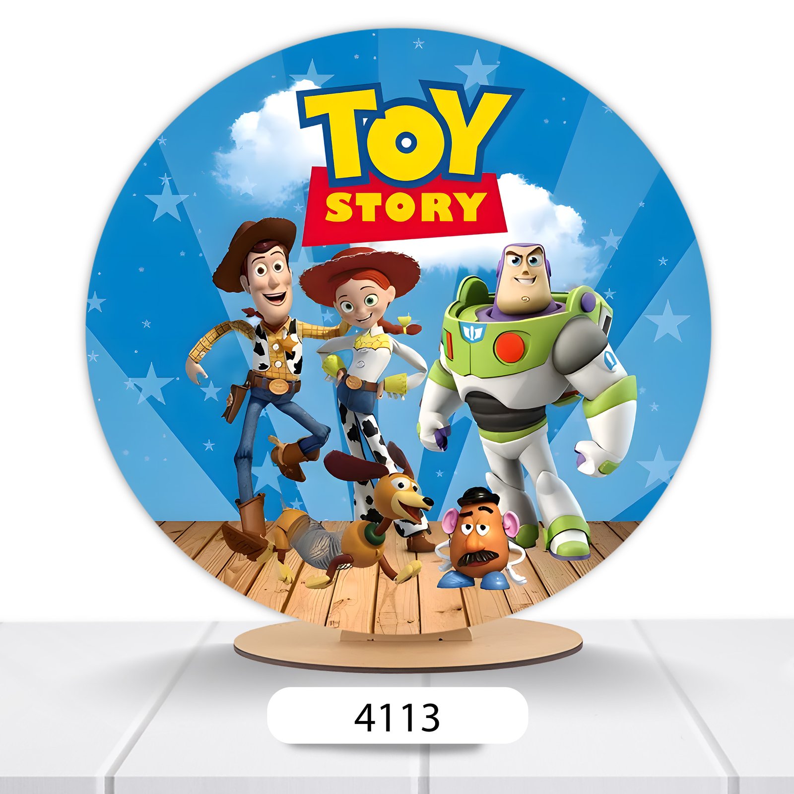 Painel Redondo Toy Story 50x50cm - Imagem 7