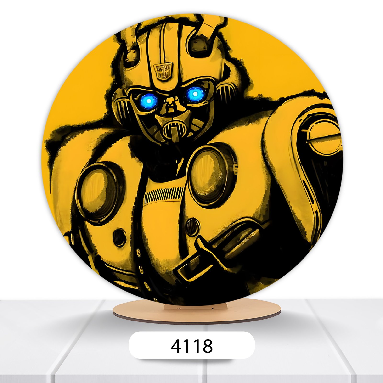 Painel Redondo Transformers 50x50cm - Imagem 2