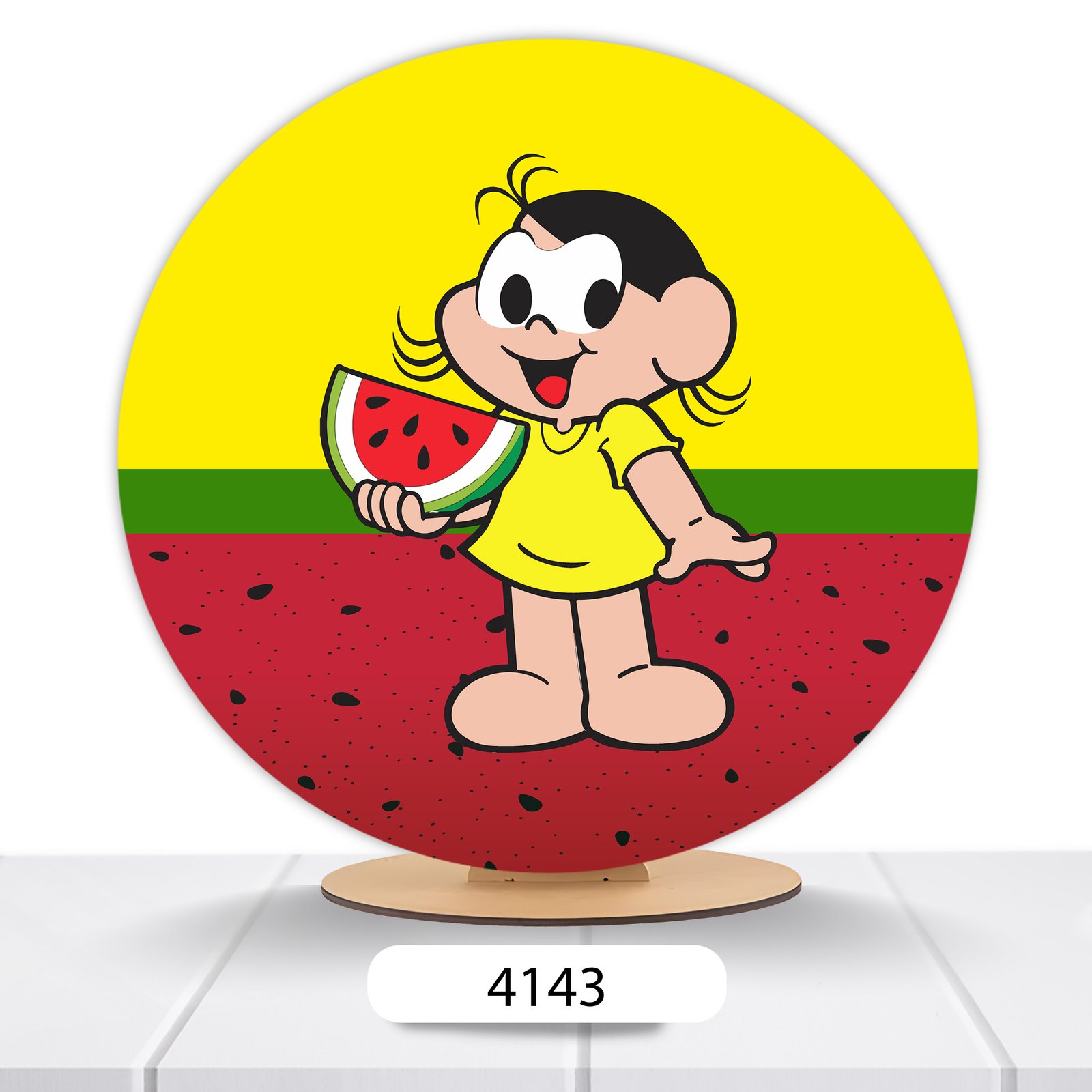 Painel Redondo Turma Da Mônica 50x50cm - Imagem 18