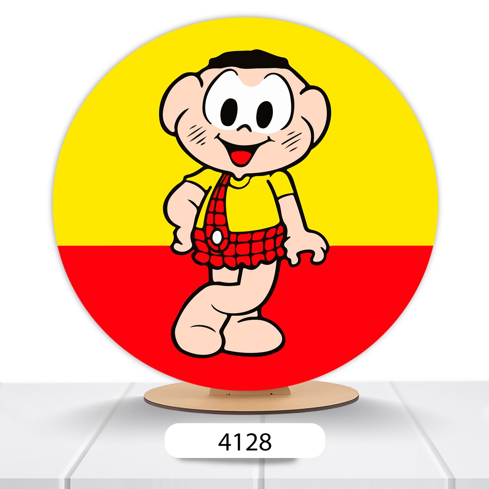 Painel Redondo Turma Da Mônica 50x50cm - Imagem 3