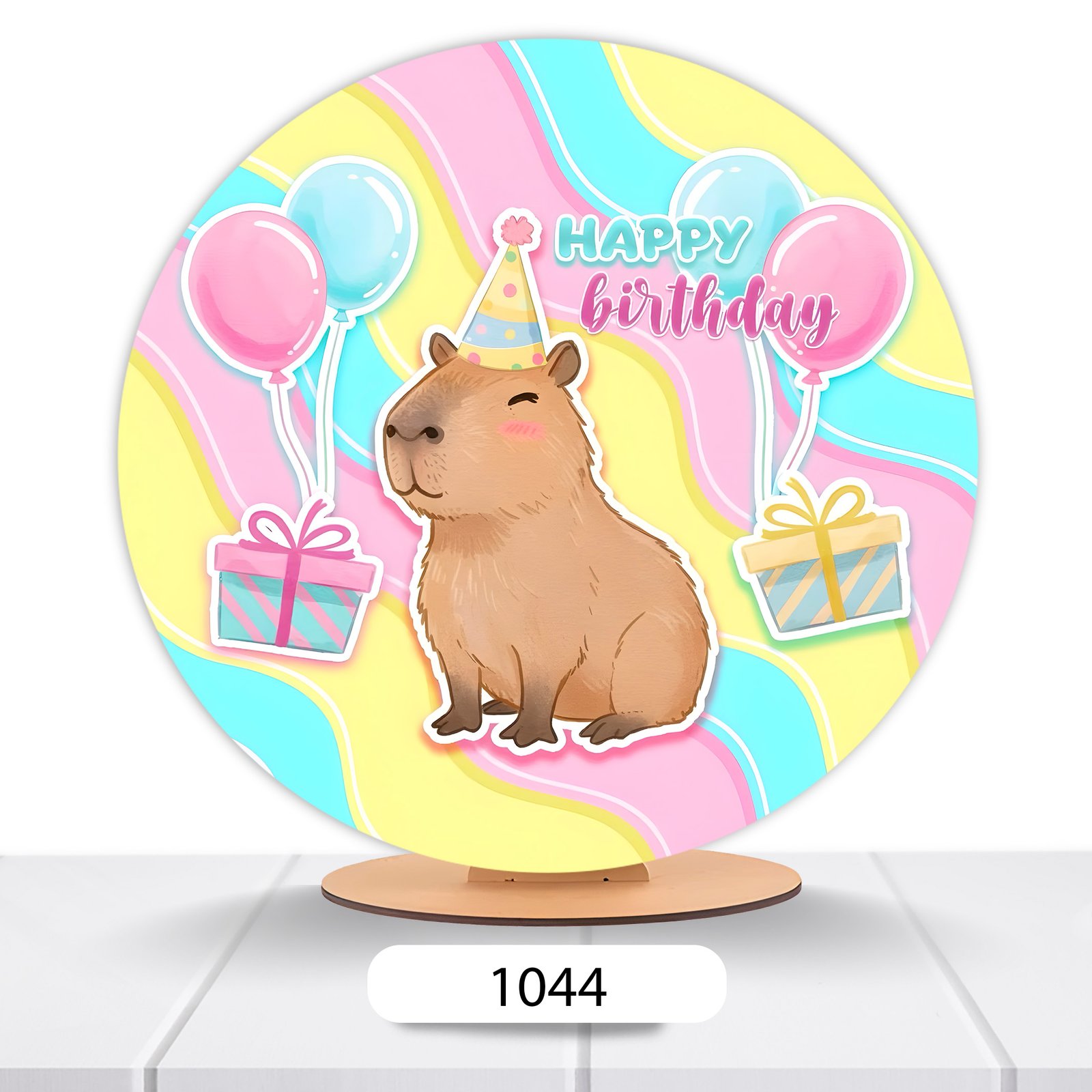 Painel Redondo Capivara 50x50cm - Imagem 8