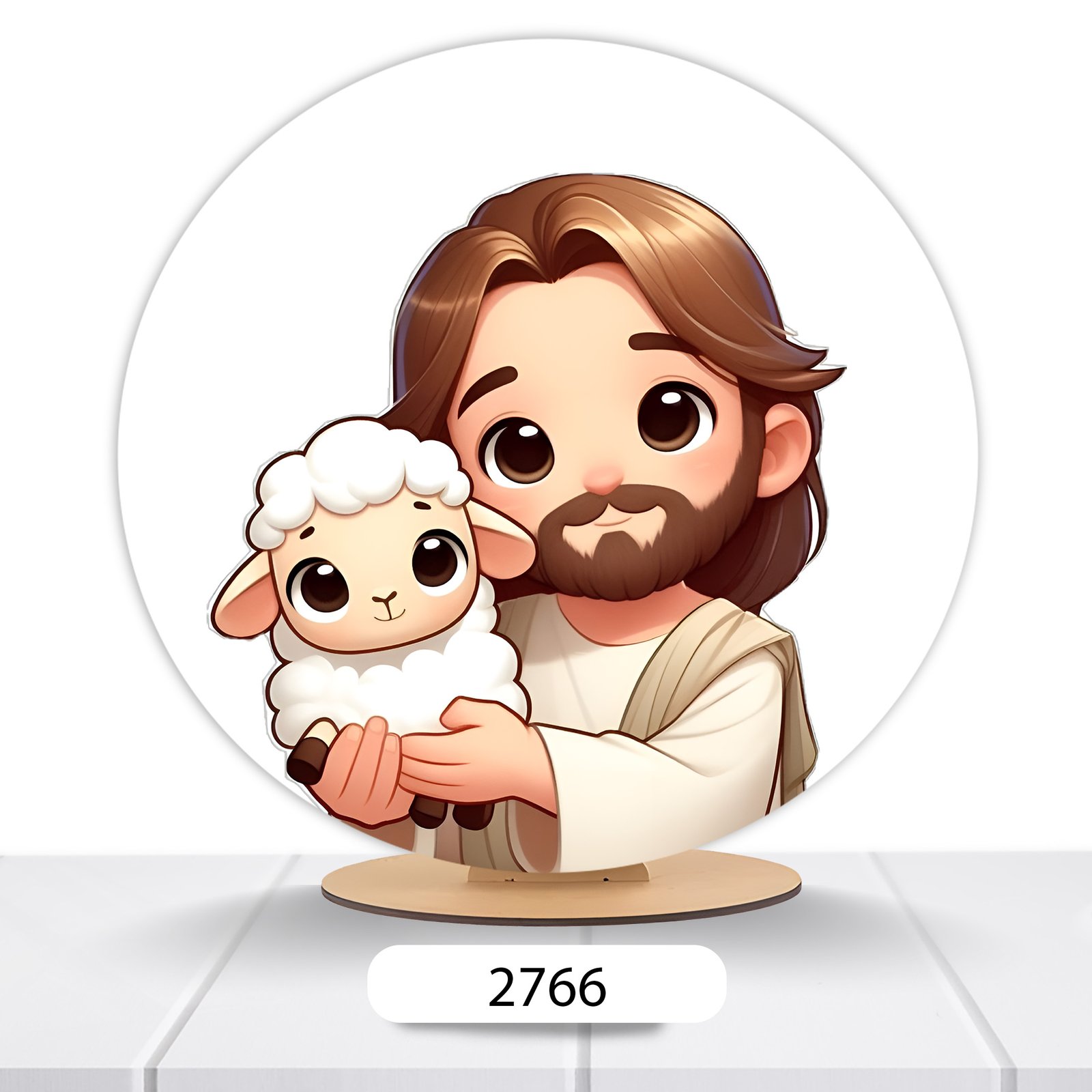 Painel Redondo Jesus 50x50cm - Imagem 9