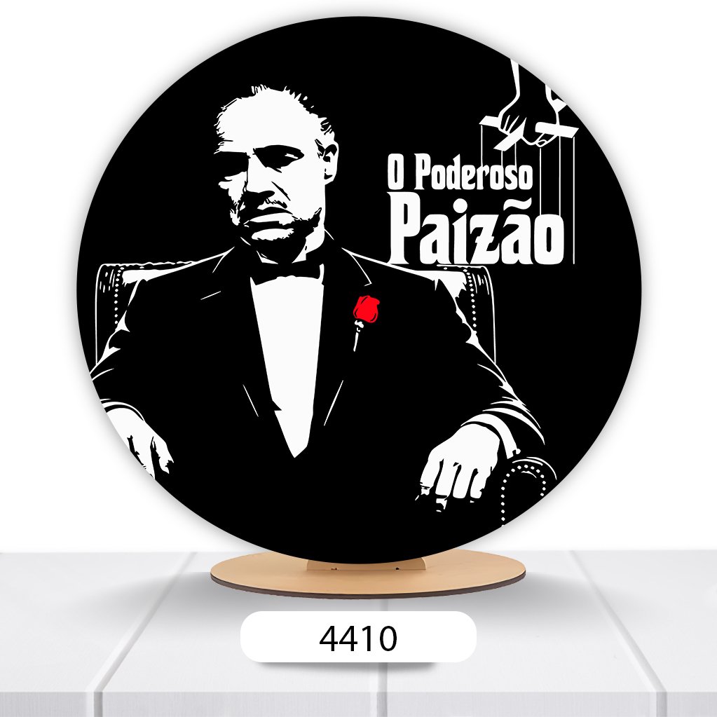 Painel Redondo Dia Dos Pais 50x50cm - Imagem 5